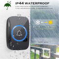 Smart Wireless Doorbell Waterproof Remote Eu/Au/Uk/Us Plug